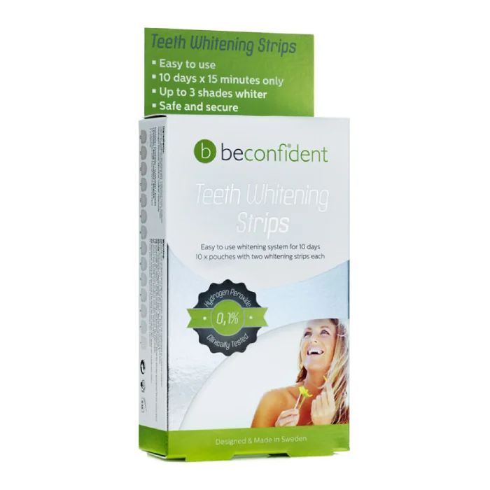Benzi Pentru Albirea Dintilor, 10 Bucati *2, Beconfident