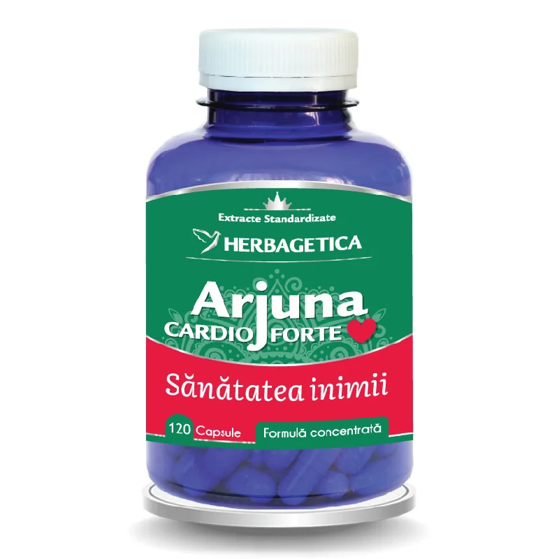 Arjuna Cardio Forte, 120 Capsule, Herbagetica