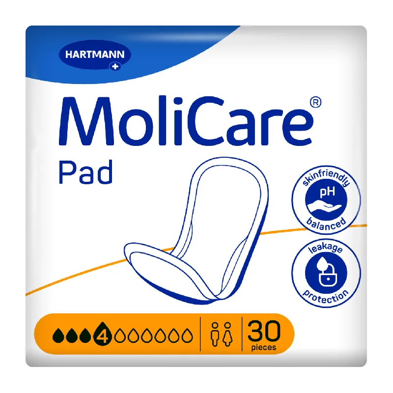 Tampoane Incontinenta Usoara Molicare Pad, 4 Picaturi, 30 Bucati, Hartmann