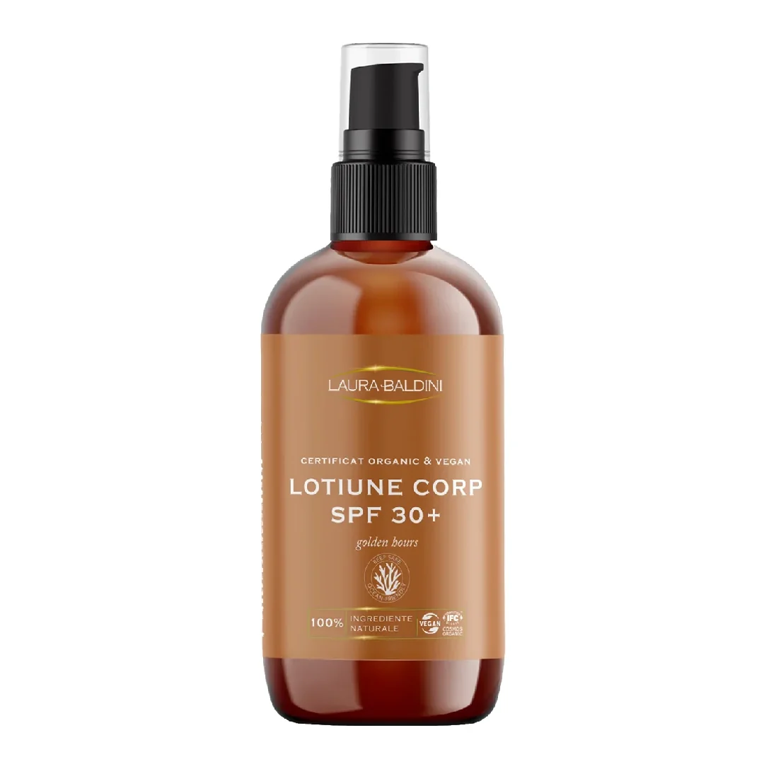 Lotiune Corp Spf30+ Golden Hours, 200Ml, Laura Baldini