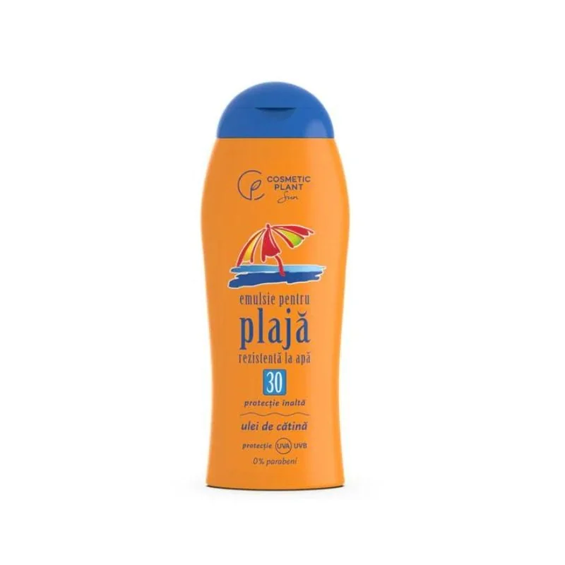 Emulsie Plaja Cu Ulei De Cătină, SPF30, 200 Ml, Cosmetic Plant