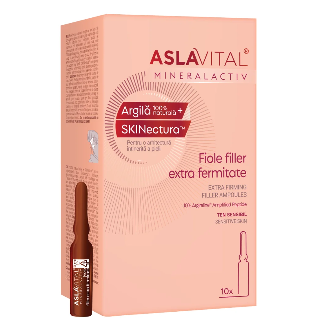 Fiole Filler Extra Fermitate MineralActiv, 10*2 Ml, Aslavital