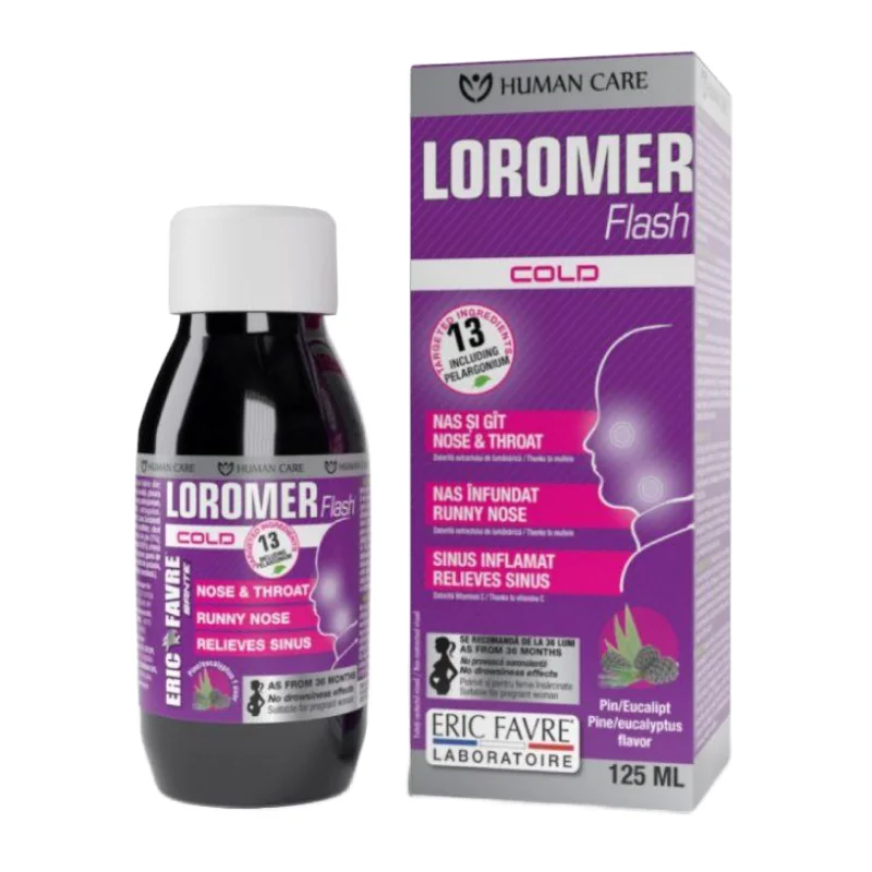 Loromer Flash Cold Sirop, 125 Ml, Eric Favre Wellness