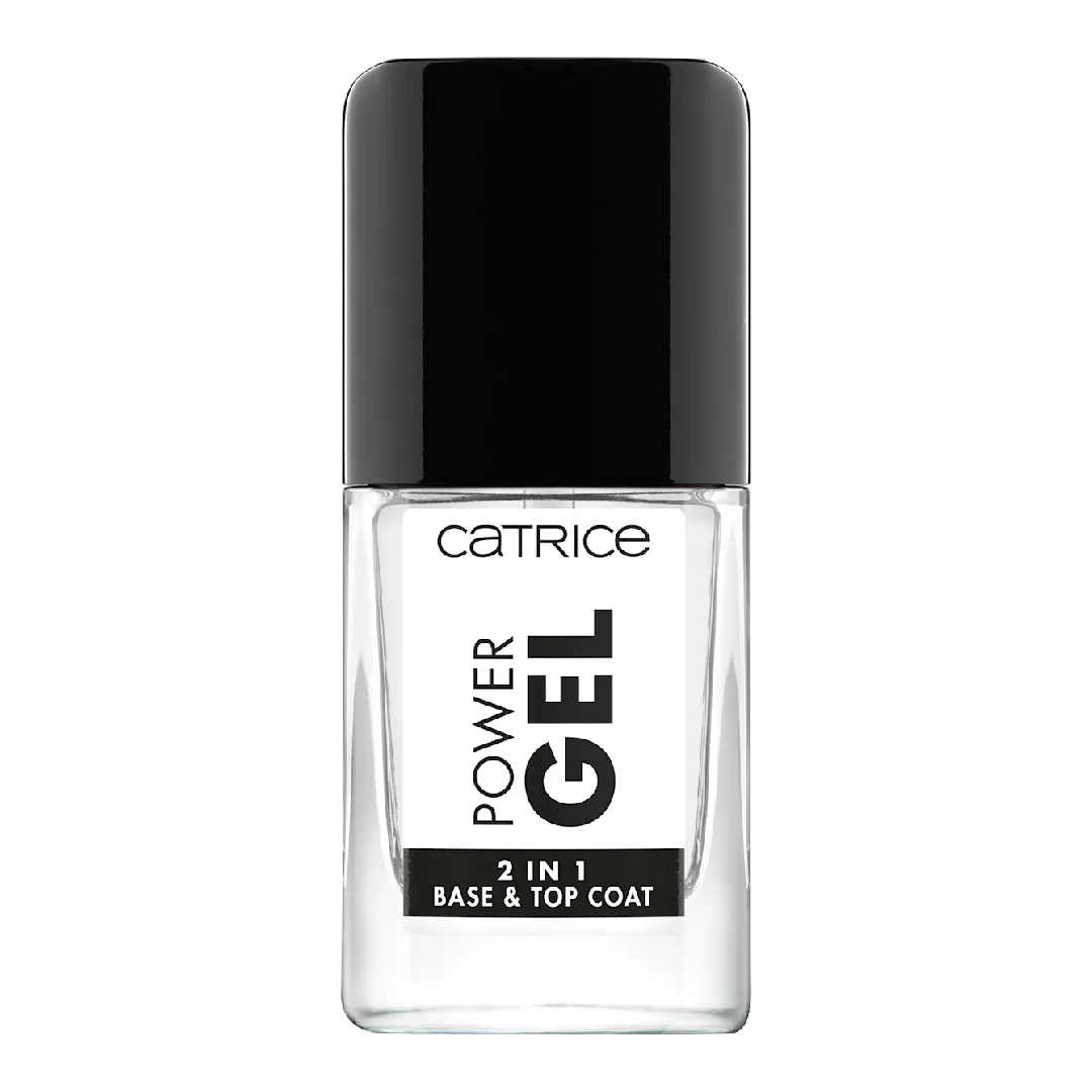 Bază Și Top Gel Pentru Unghii Power Gel 2In1, 10.5 Ml, Catrice