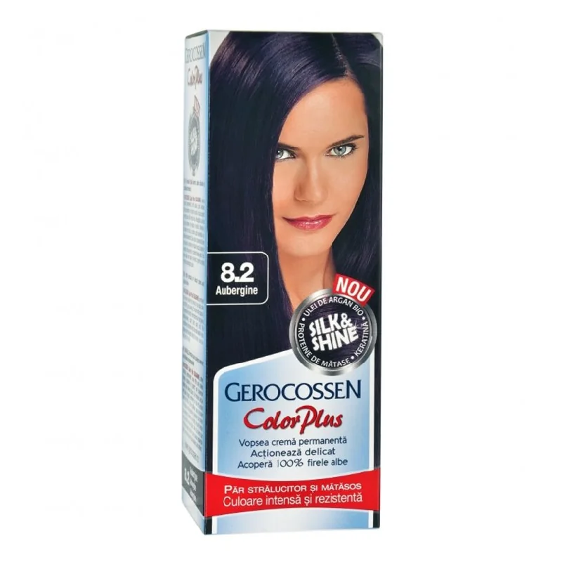 Vopsea De Par Silk&Shine 8.2 Aubergine 50ml Gerocossen