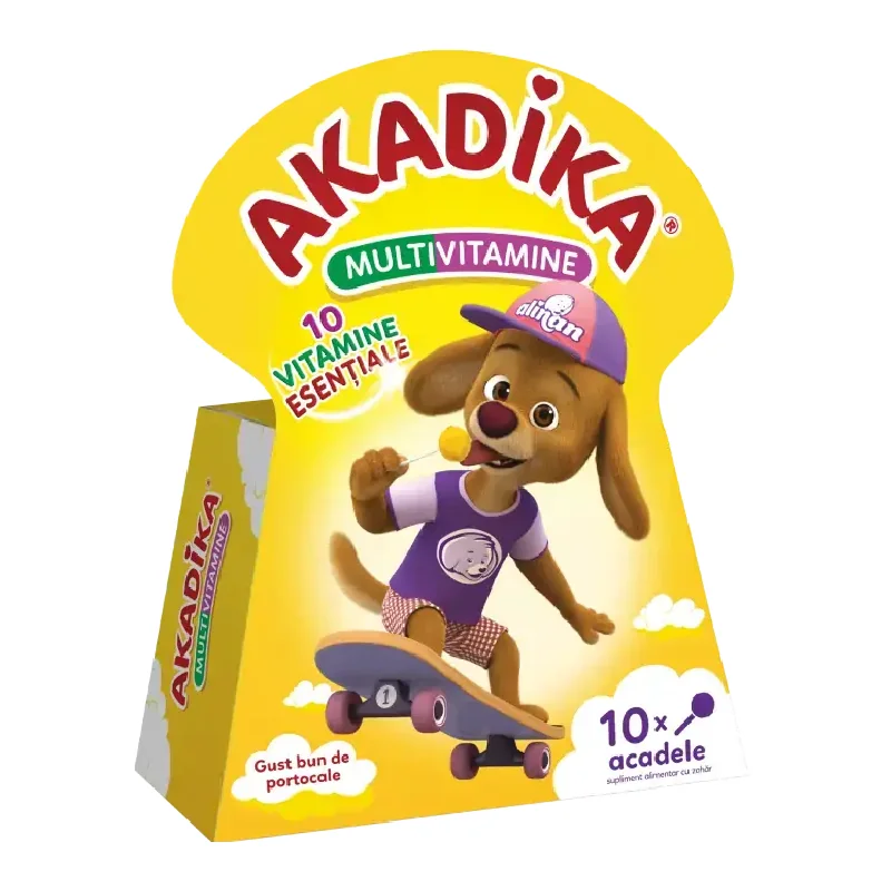 Acadele Multivitamine, 10 Bucăți, Akadika