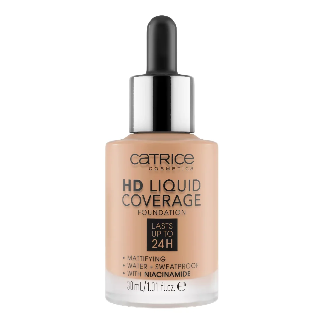 Fond De Ten Hd Liquid Coverage 040 Warm Beige 30 Ml Catrice