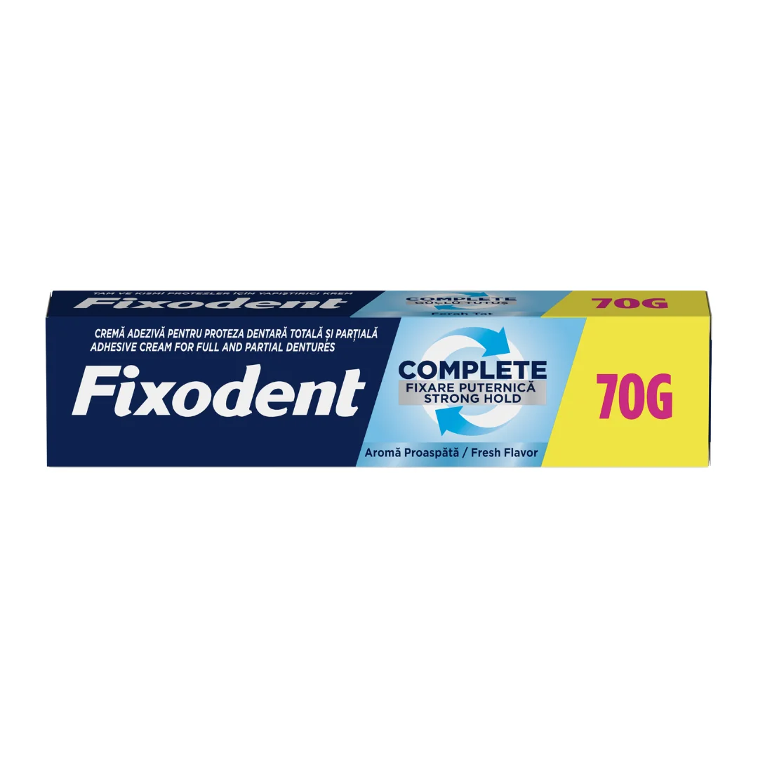 Cremă Adezivă Complete Fresh, 70g, Fixodent