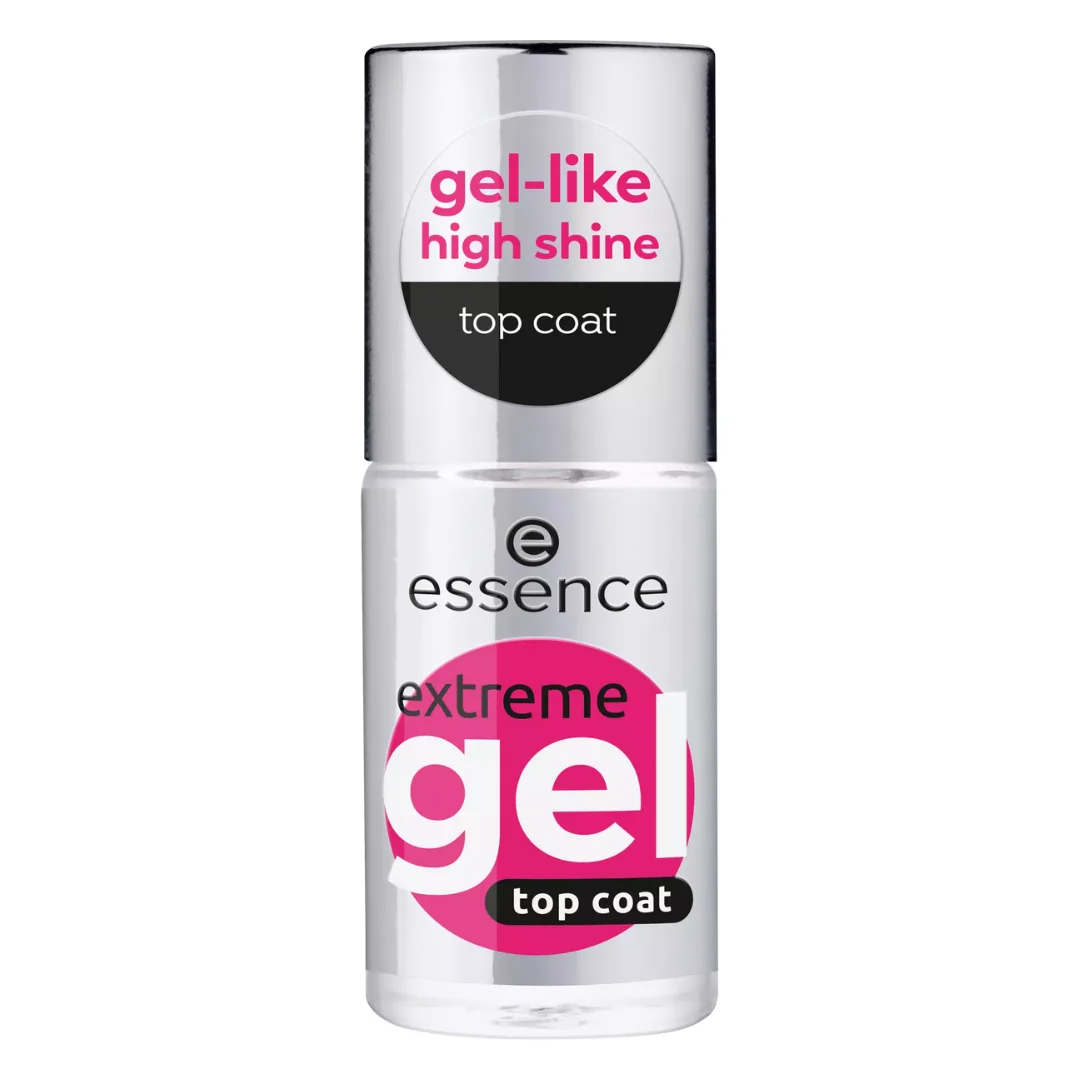 Top Coat 01 Gloss To Go, Extreme Gel Top Coat, 8 Ml, Essence