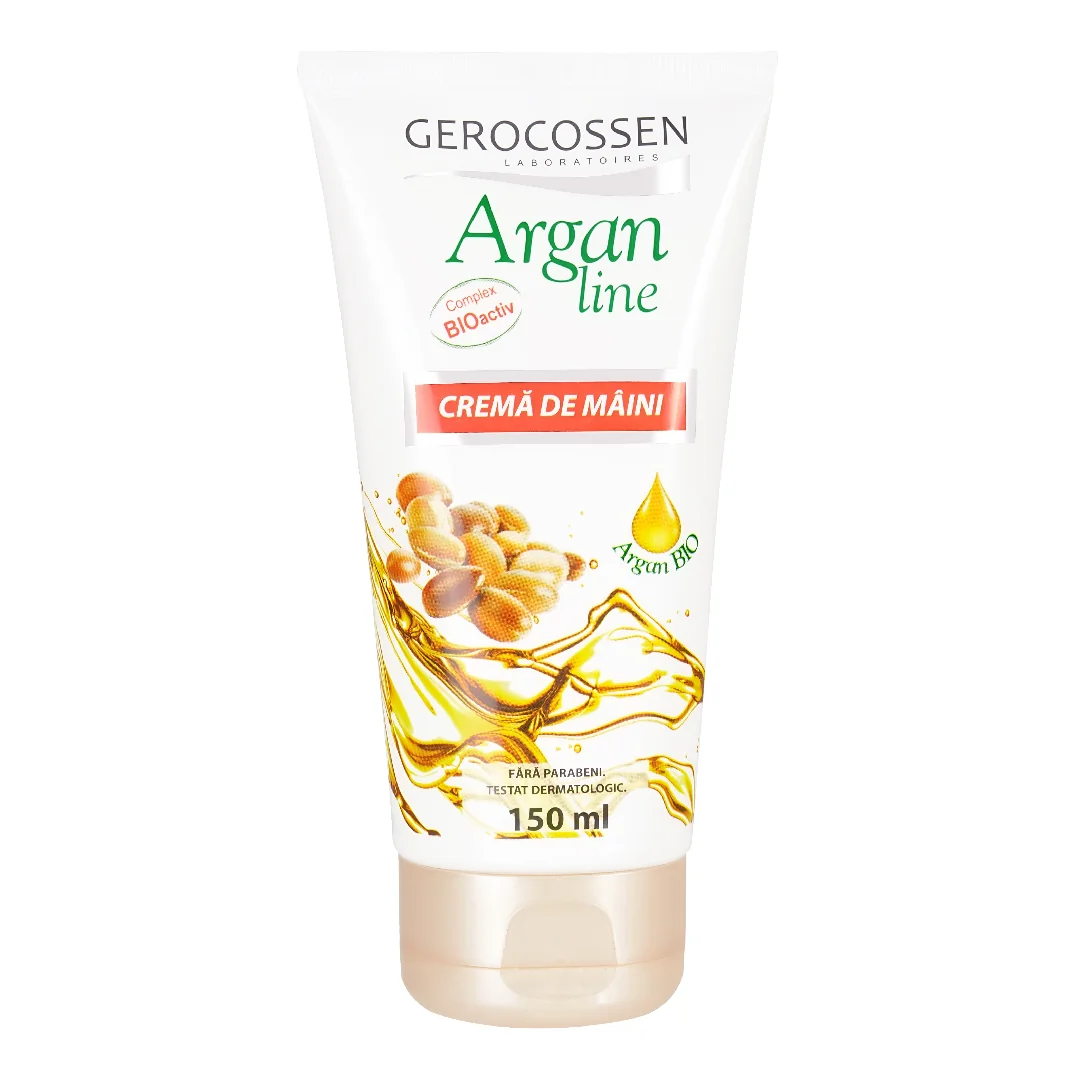 Crema De Maini Hidratanta Argan Line, 150 Ml, Gerocossen