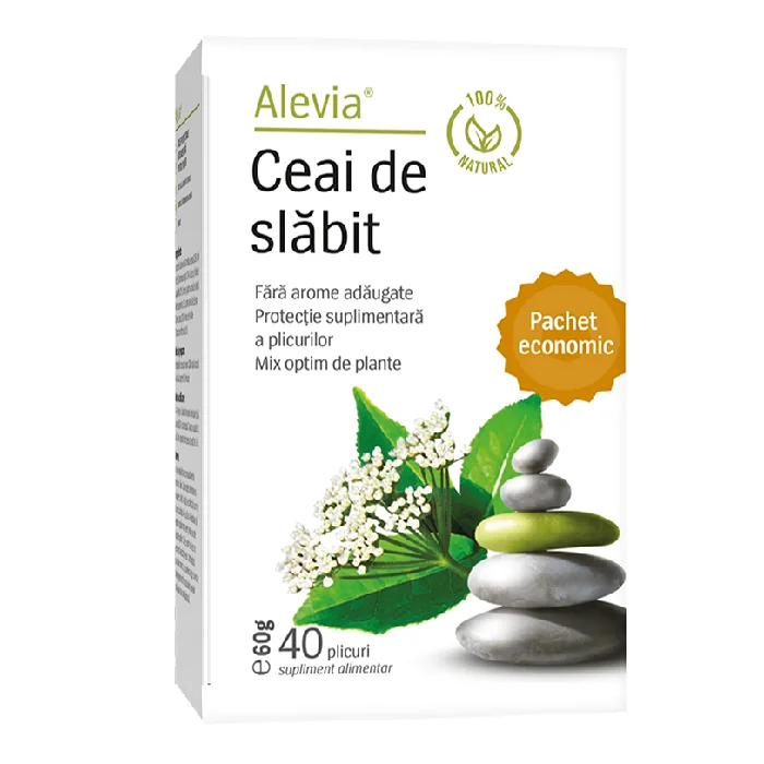 Ceai De Slăbit, 40 Plicuri, Alevia