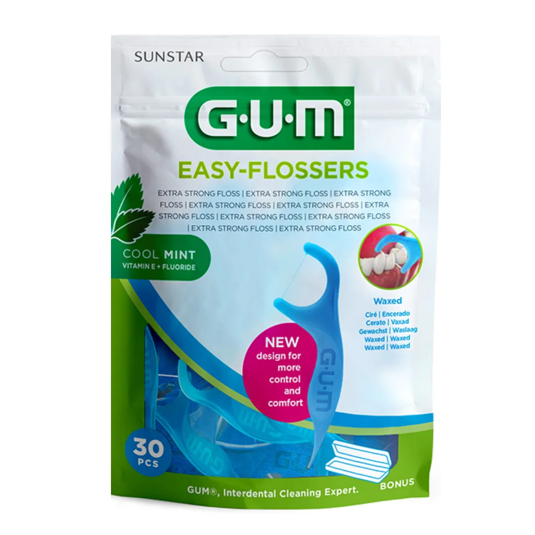 Ata Dentara Easy Flossers, 90 Bucăți, Sunstar Gum
