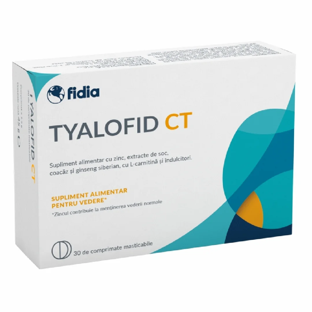 Tyalofid Ct 30 Comprimate Masticabile Fidia Farmaceutici
