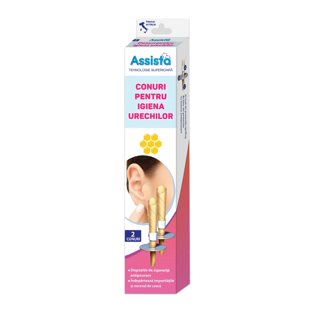 Conuri Pentru Igiena Urechilor, 2 Bucăți, Assista