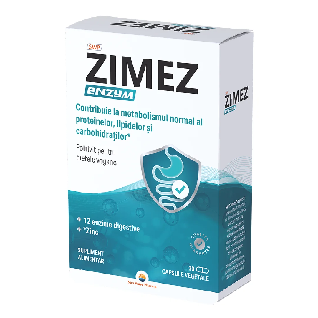 Zimez Enzym, 30 Capsule, Sun Wave Pharma
