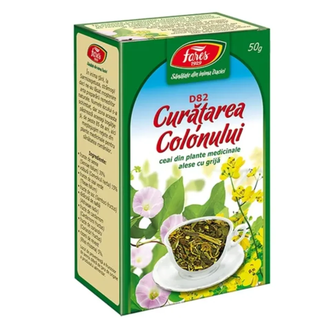 Ceai Curățarea Colonului, 50g, Fares