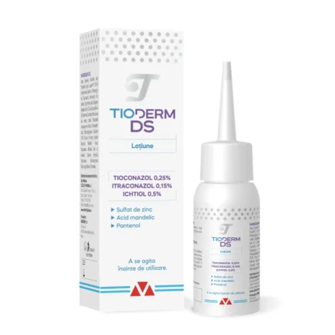 Lotiune Intensiva Pentru Dermatita Seboreica Tioderm DS, 50 Ml, Braderm