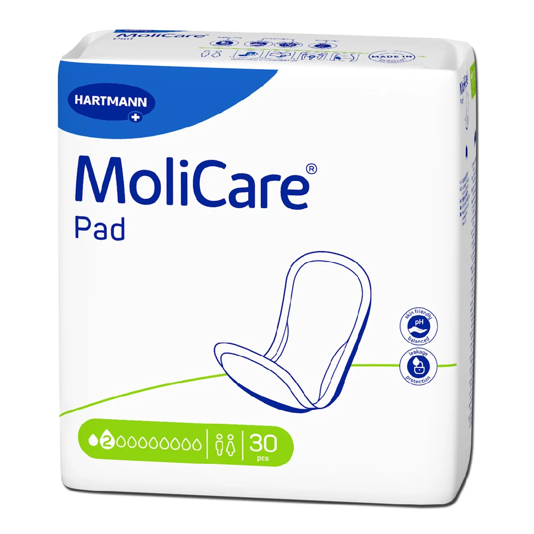 Tampoane Molicare Pad, 2 Picturi, 30 Bucăți, HartMann
