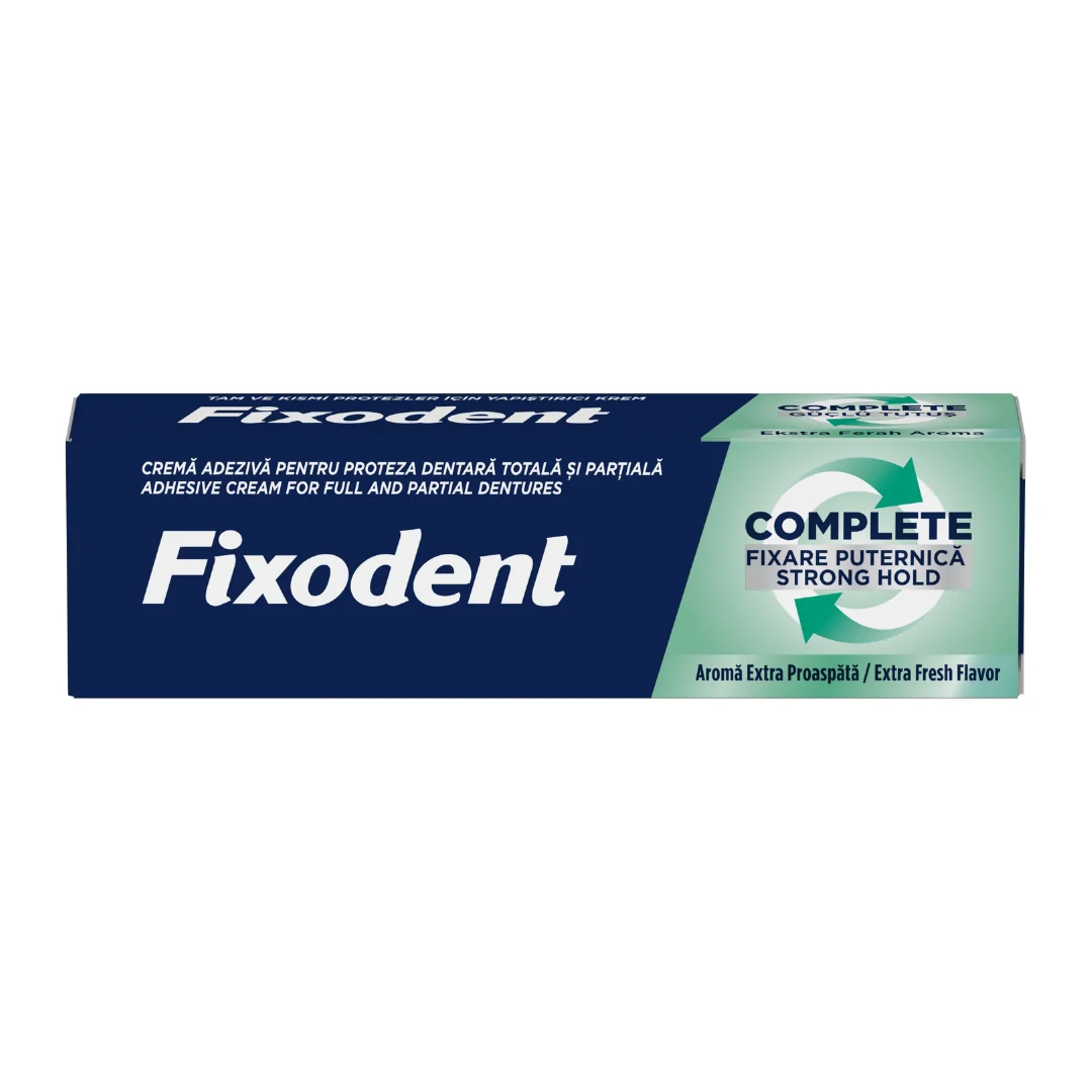 Crema Adeziva Complete Extra Fresh, 47g, Fixodent