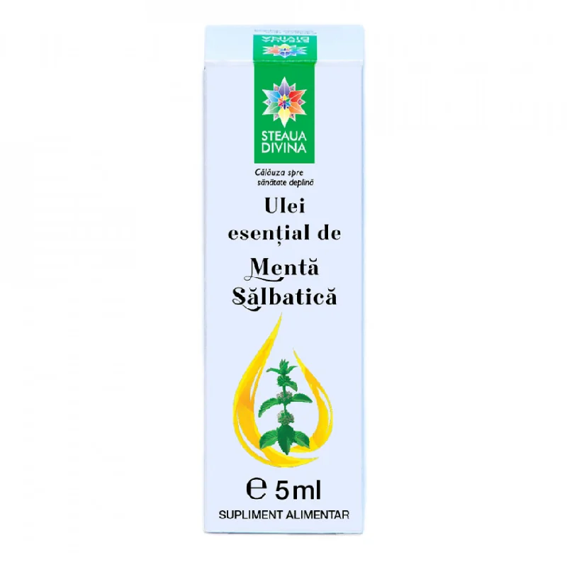 Ulei Esențial De Menta Sălbatică, 5 Ml, Steaua Divină