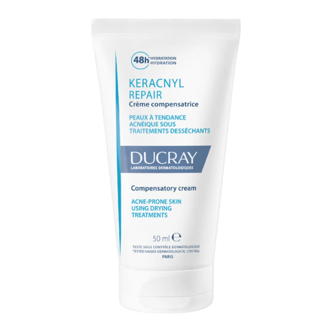 Crema Hidratanta Keracnyl Repair, 50 Ml, Ducray