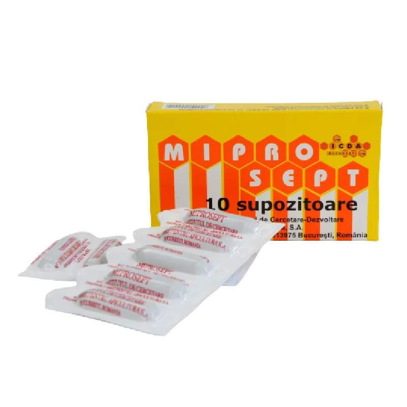 Supozitoare Miprosept, 10 BUCATI, Institutul Apicol