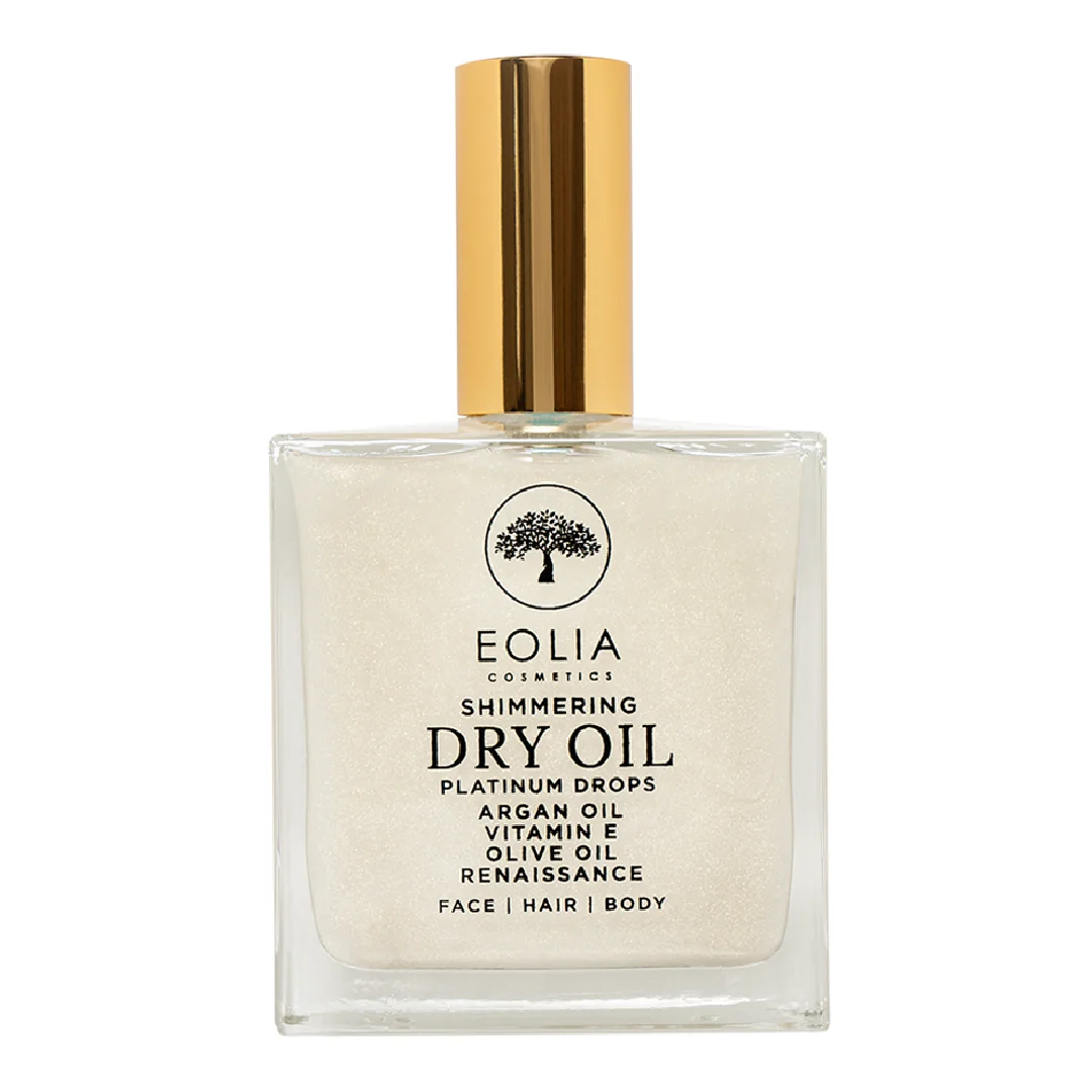 Ulei Uscat Cu Sclipici Platinum Drops, 100 Ml, Eolia