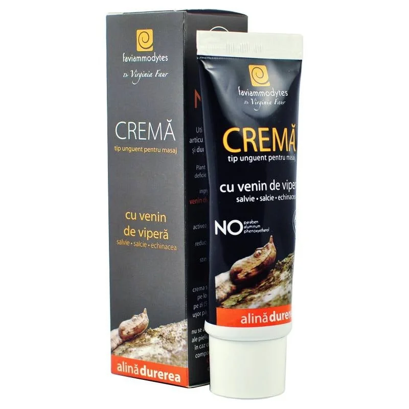 Crema Unguent Cu Venin De Vipera Viperel, 50 Ml, Viper Cosmetics