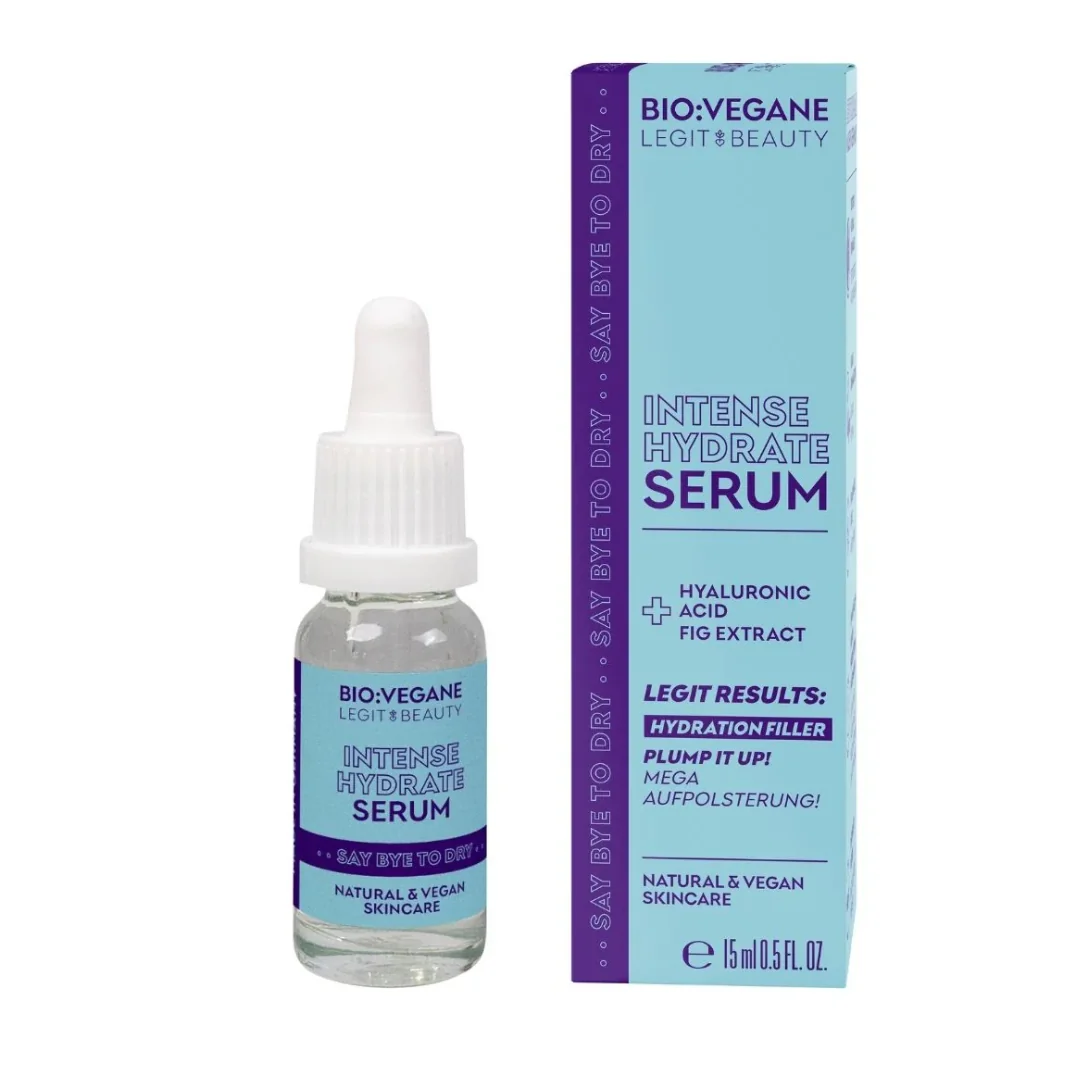 Ser Intens Hidratant Pentru Ten, Say Bye To Dry, 15 Ml, Bio:Vegane Legit Beauty