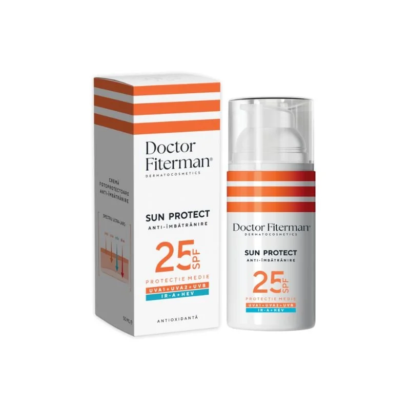 Crema Hidratanta Cu Spf25 Sun Protect, 50 Ml, Doctor Fiterman