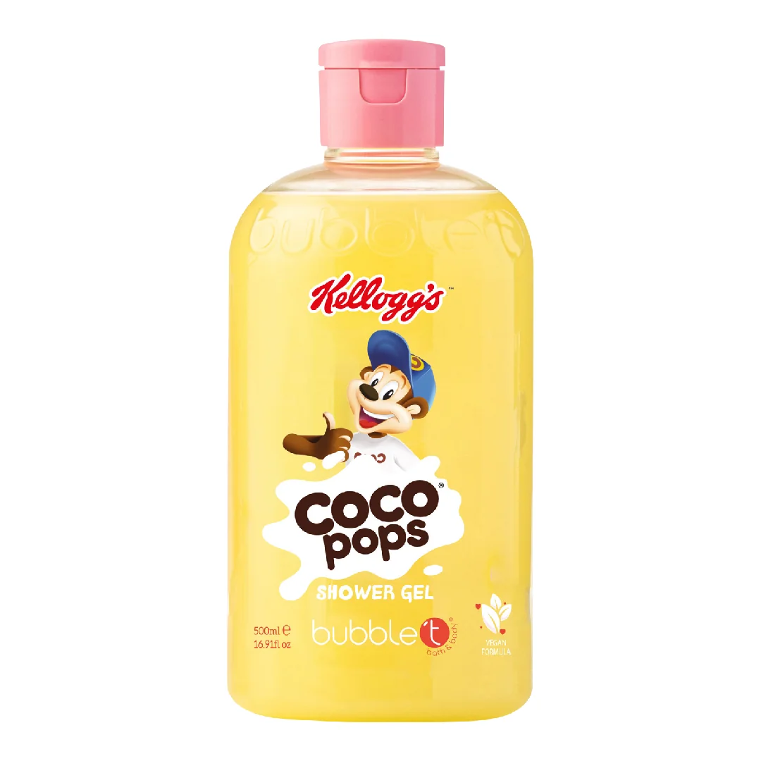 Gel De Dus Si Baie, Kellogg'S Coco Pops, 500 Ml, Bubble T