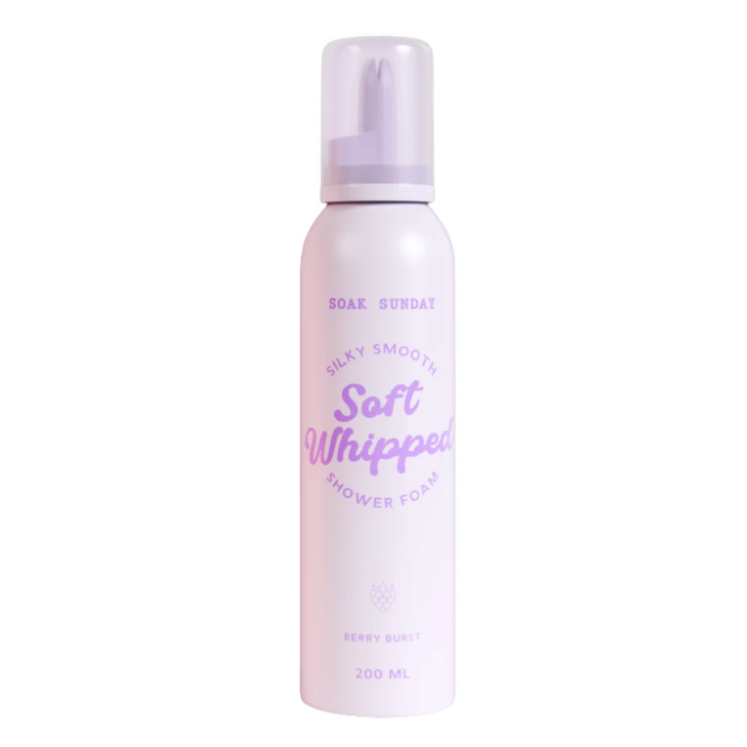 Spuma De Dus Cu Aroma De Fructe De Padure Soft Whipped, 200 Ml, Soak Sunday