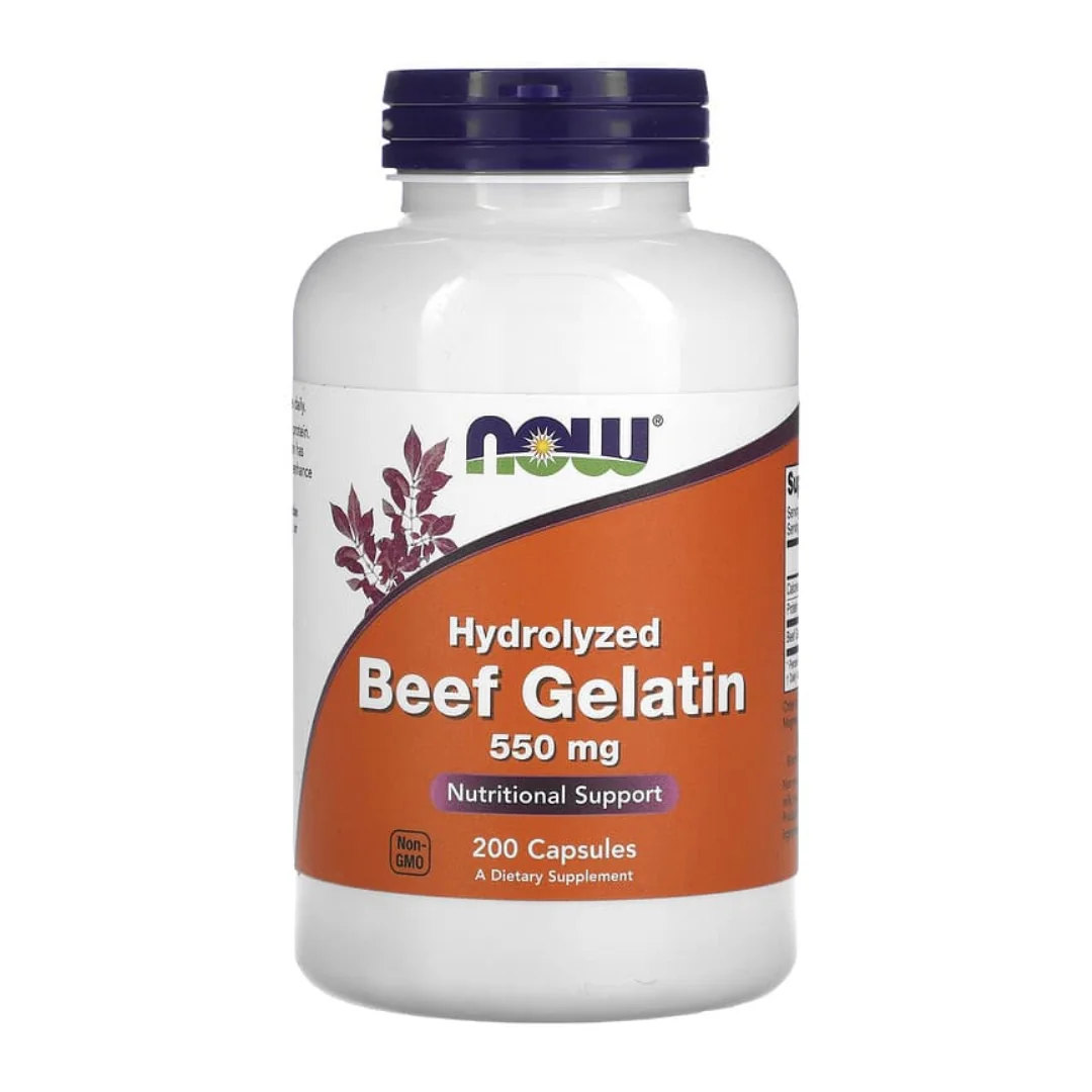 Colagen Hidrolizat 550mg, 200 Capsule, Now Foods