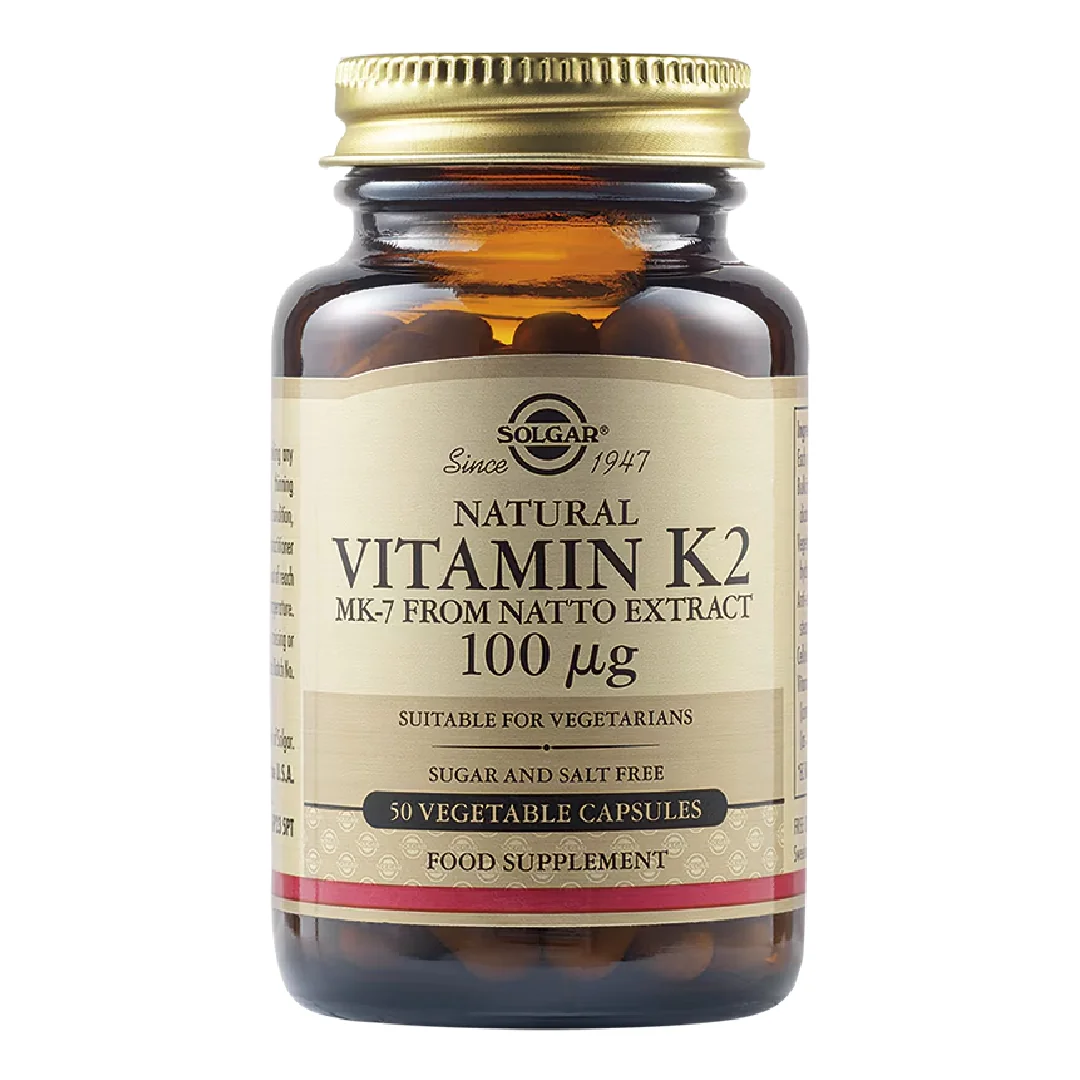 Vitamina K2 100 Ug, 50 Capsule, Solgar