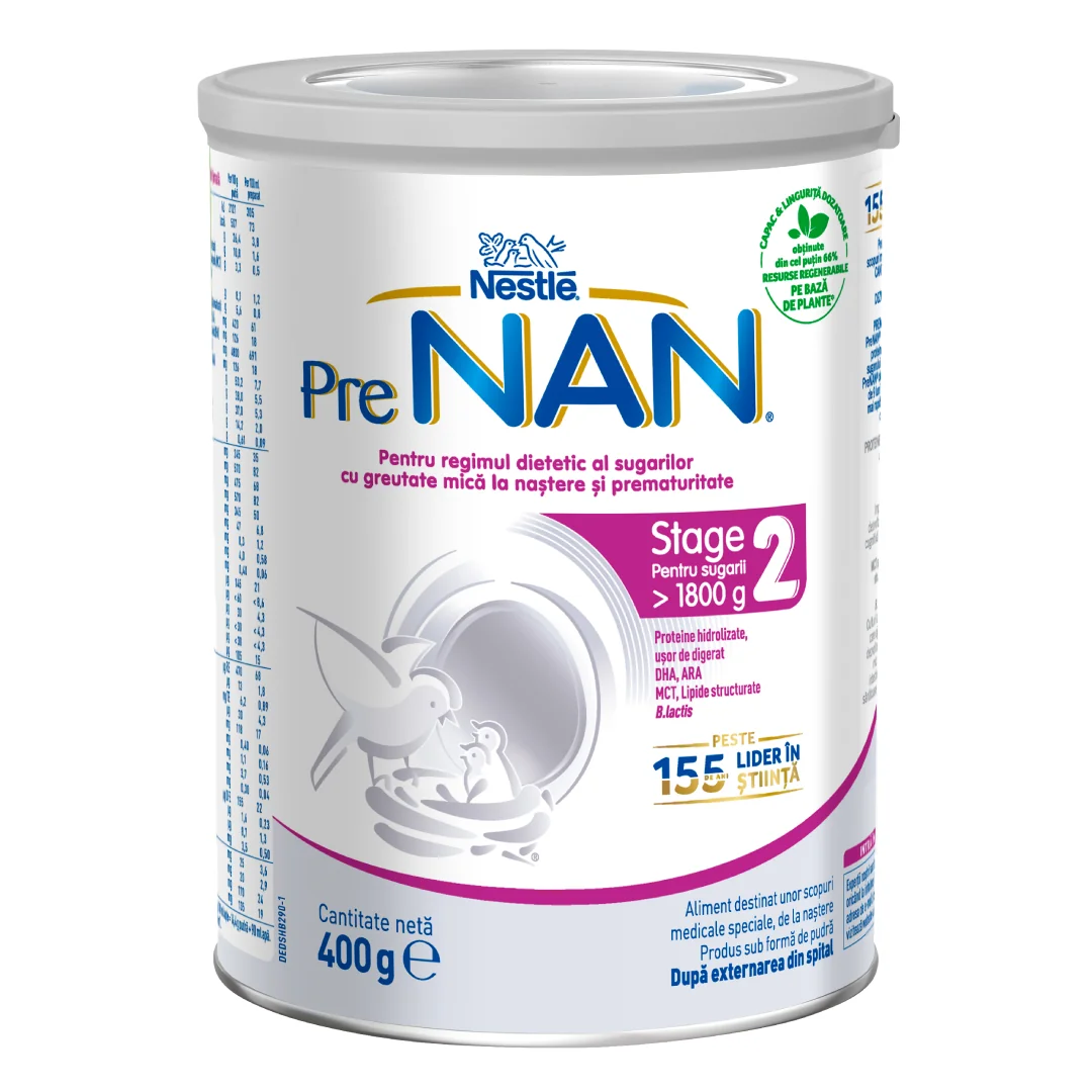 Formula Specială De Lapte Praf Prenan, +0 Luni, 400 G, Nestlé