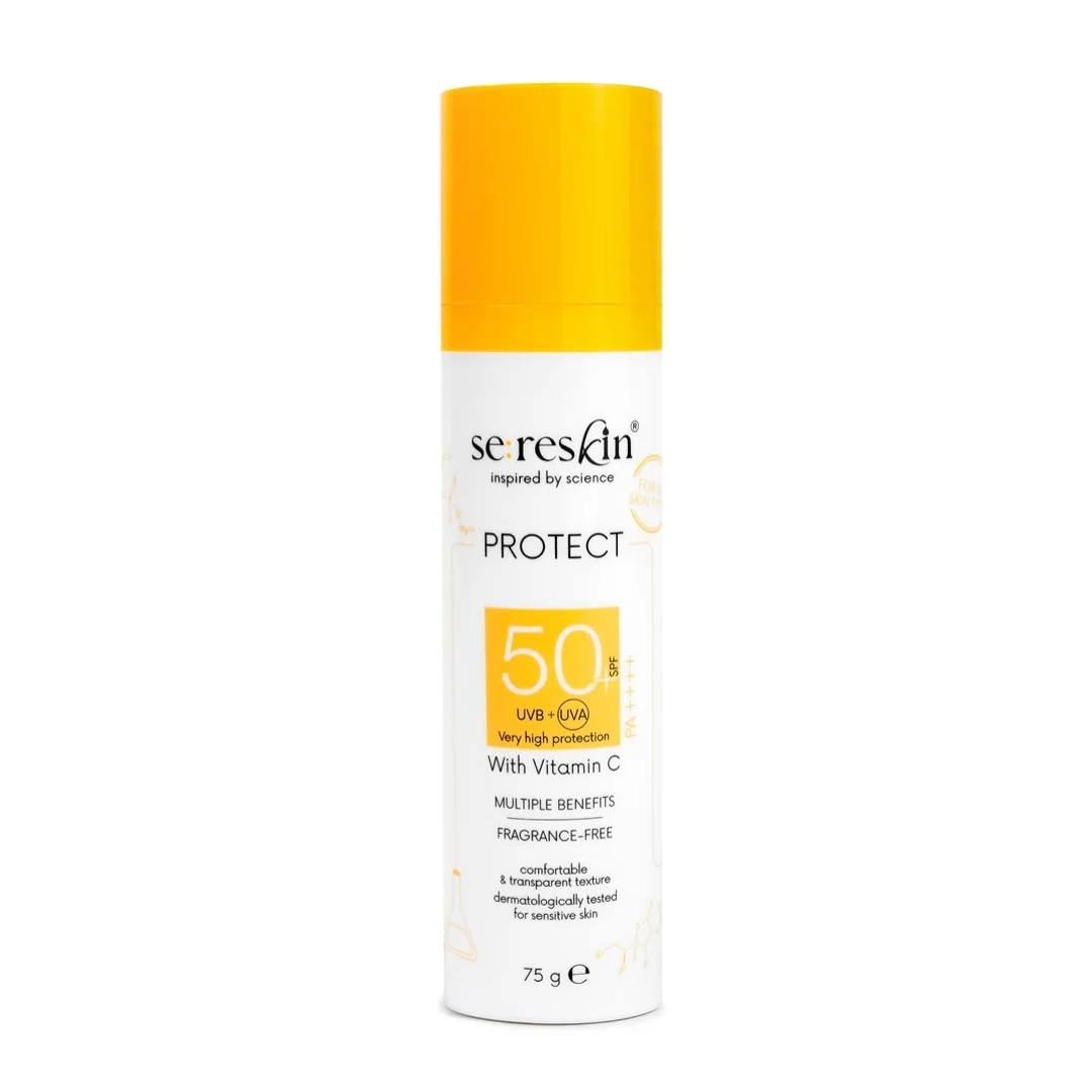 Crema Cu Spf50+ Si Vitamina C Protect, 75g, Se:Reskin