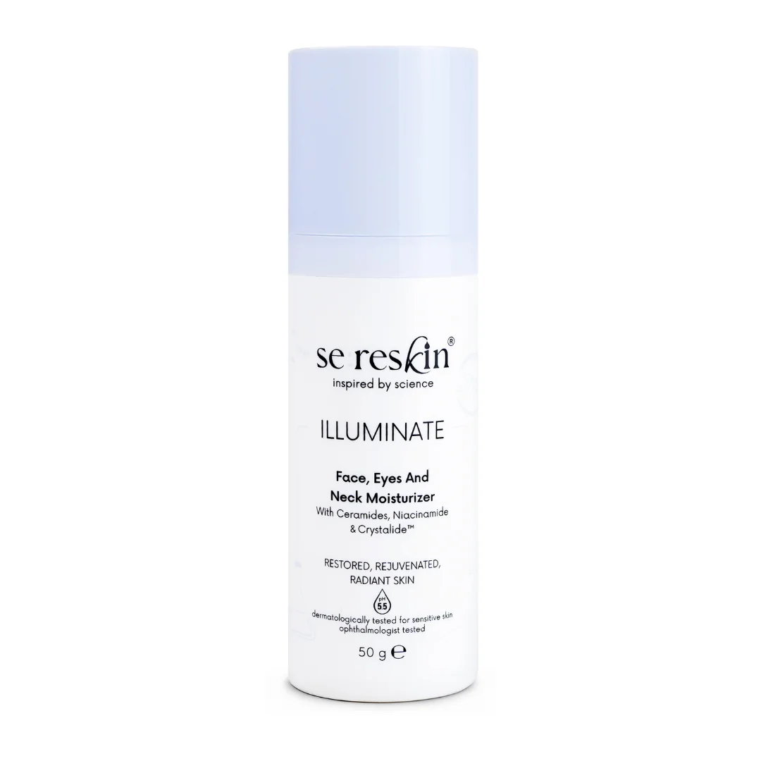 Crema Multifuncțională Pentru Ochi, Față Și Gât Illuminate, 50 G, Se:Reskin