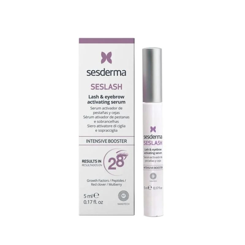 Ser Activator Pentru Creșterea Genelor Și Sprâncenelor Seslash, 5 Ml, Sesderma