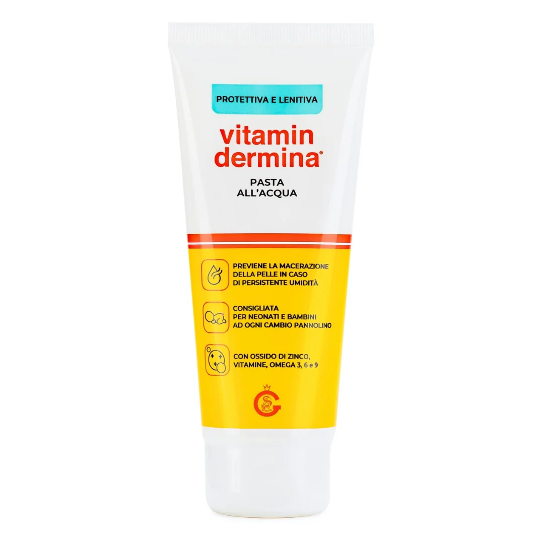 Cremă Protectoare Împotriva Eritemului Fesier Pasta All’Acqua, 100ml, Vitamin Dermina