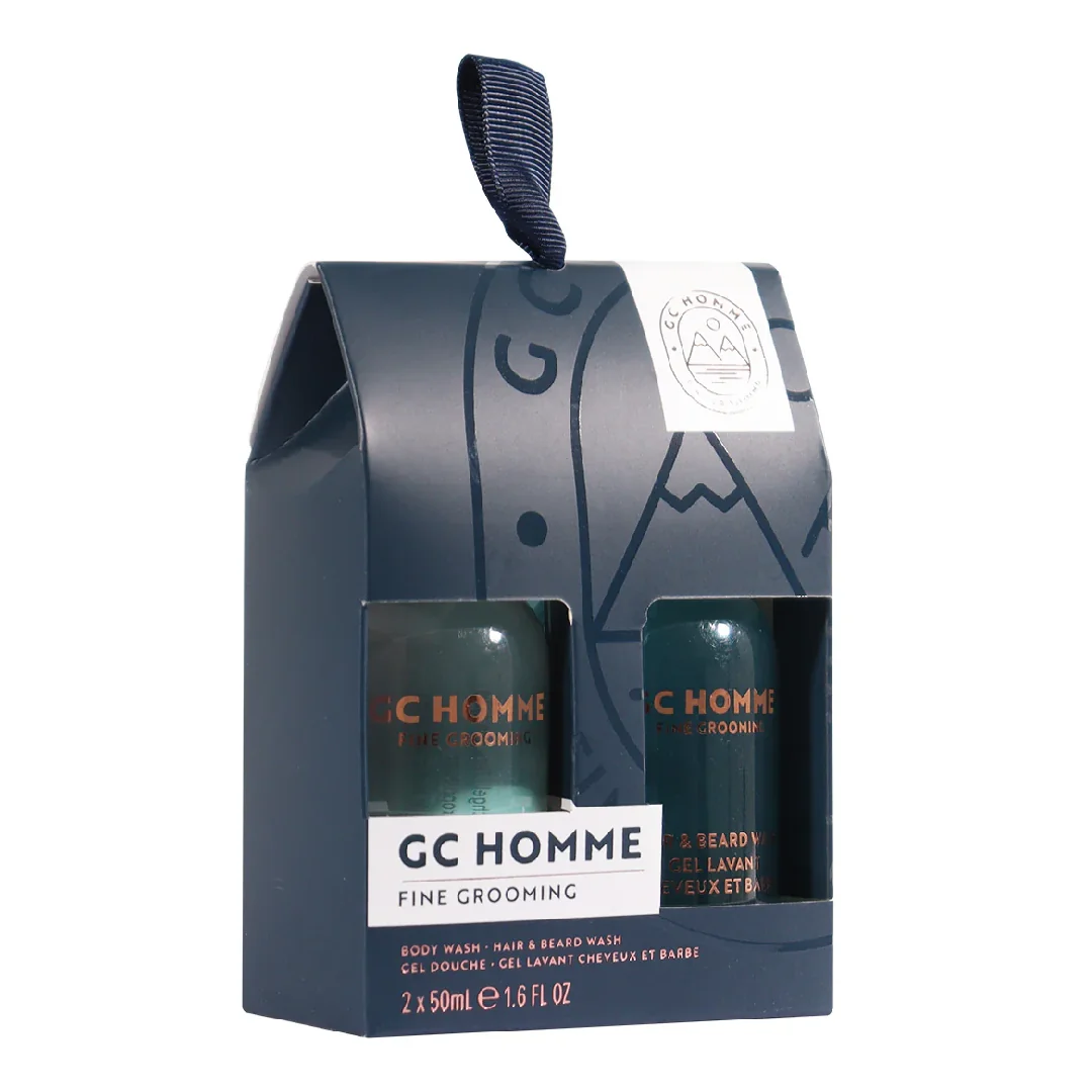 Set Cadou Mini Duo, GC Homme Fine Grooming, 2 Articole, The Luxury Bathing Company