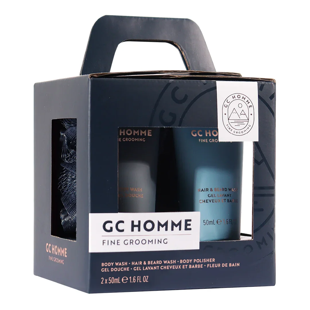 Set Cadou Relax & Refresh, GC Homme Fine Grooming, 3 Articole, The Luxury Bathing Company