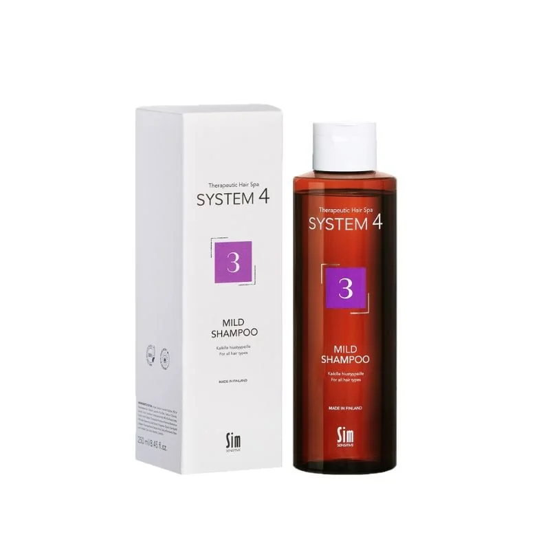 Sampon Delicat 3 Calmante Pentru Scalp Sensibil System 4, 250ml, Sim Sensitive