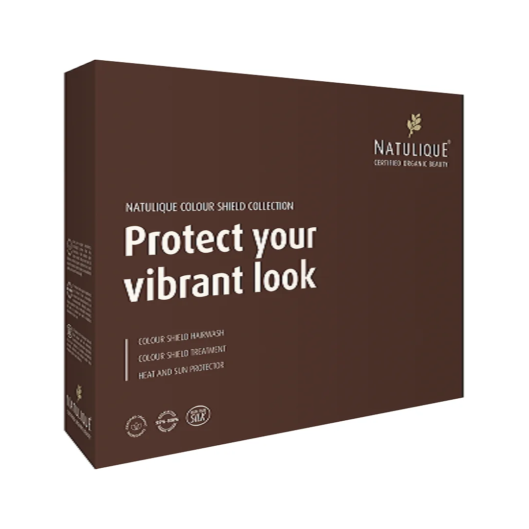 Set Șampon, Mască Și Spray Protecție Termică Și Solară, Colour Shield, Natulique