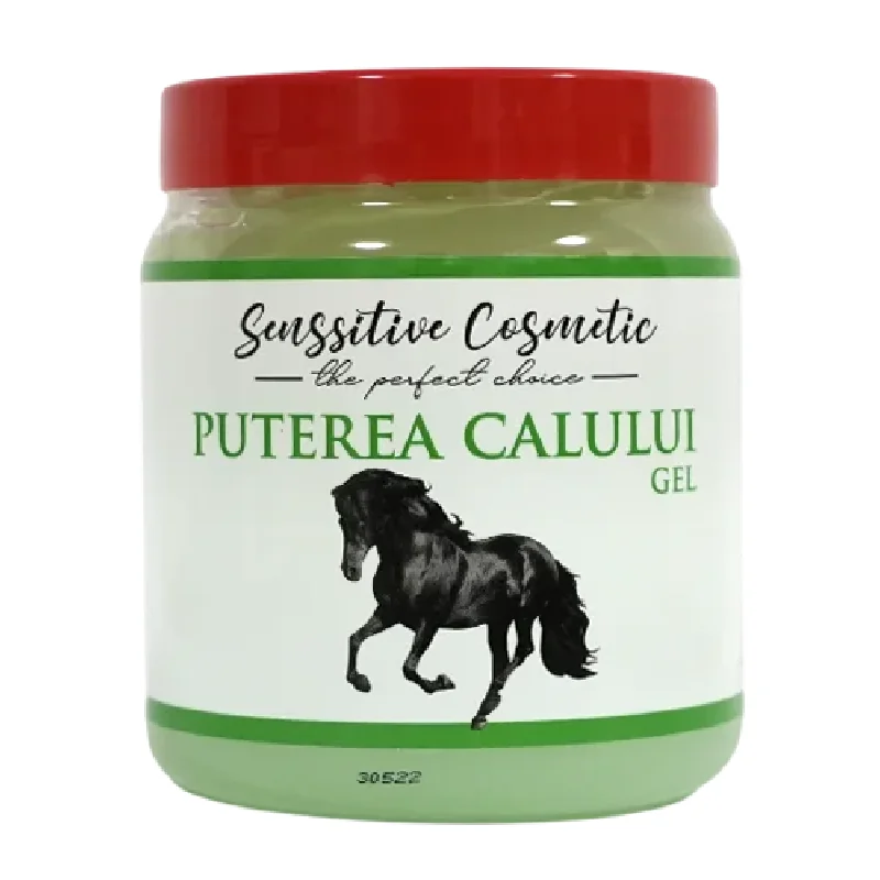 Gel Puterea Calului Cu Efect Răcoritor, 500 Ml, Senssitive Cosmetic