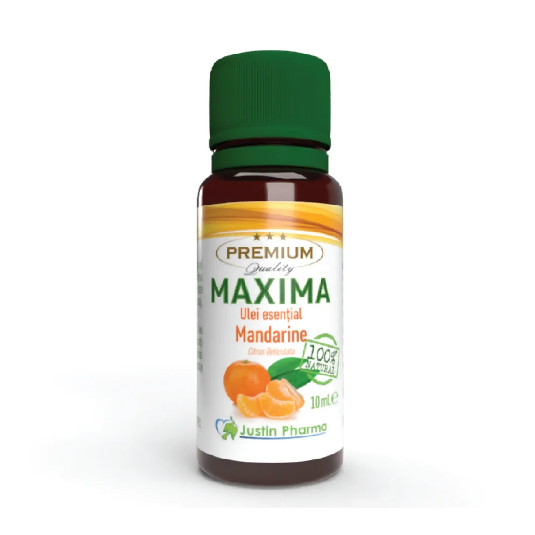 Ulei Esential Mandarine Maxima, Uz Extern, 10 Ml, Justin Pharma