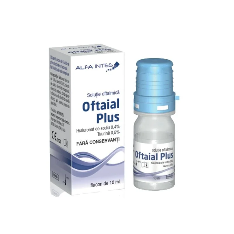 Solutie Oftalmica Oftaial Plus, 10 Ml, Alfa Intes