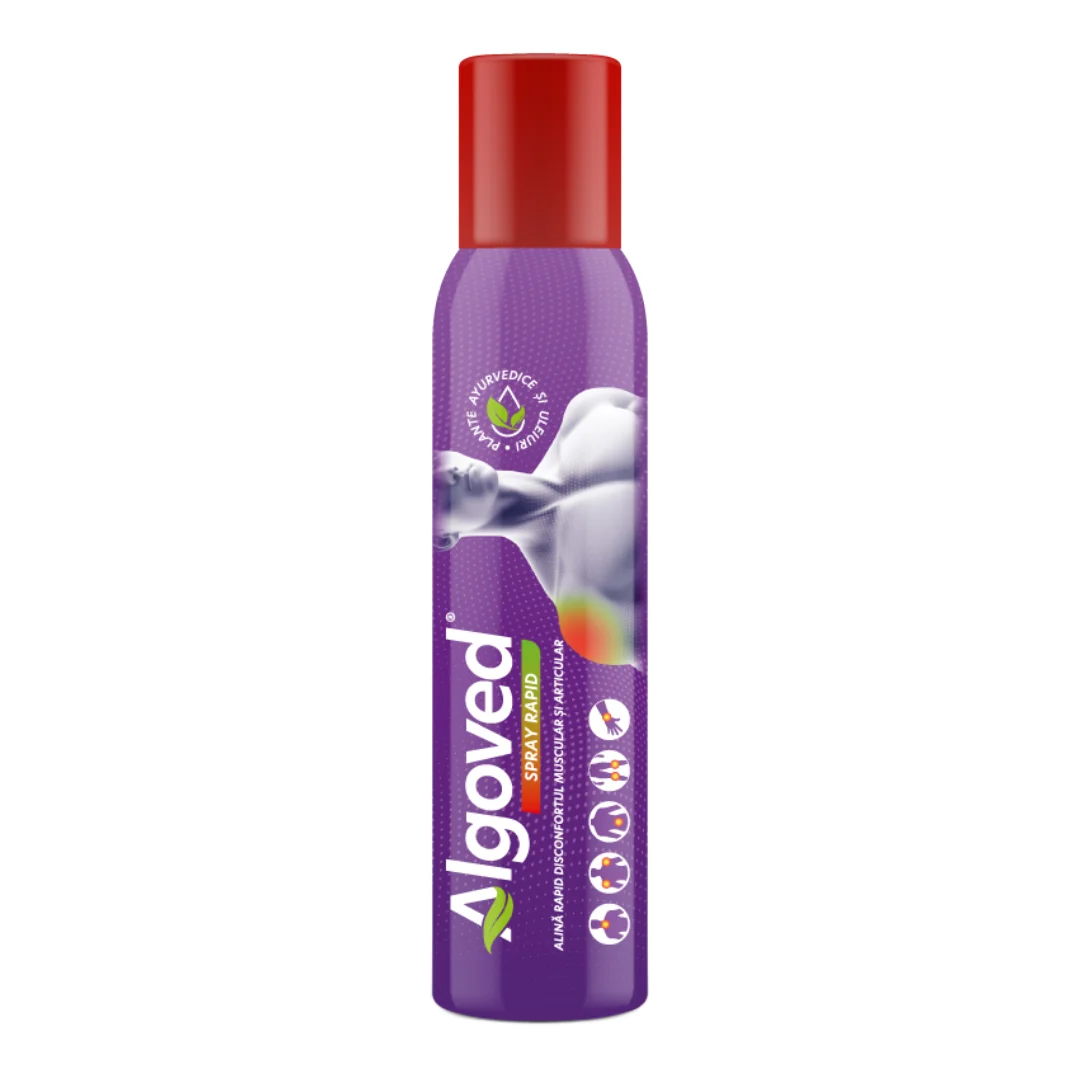 Spray Rapid Alinare Disconfort Muscular Și Articular, 100 G, Algoved