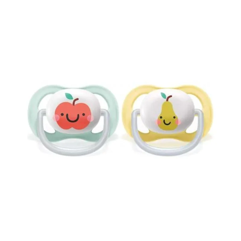 Suzete Ultra Air, 0-6 Luni, Happy, SCF080/17, 2 Suzete, Philips Avent