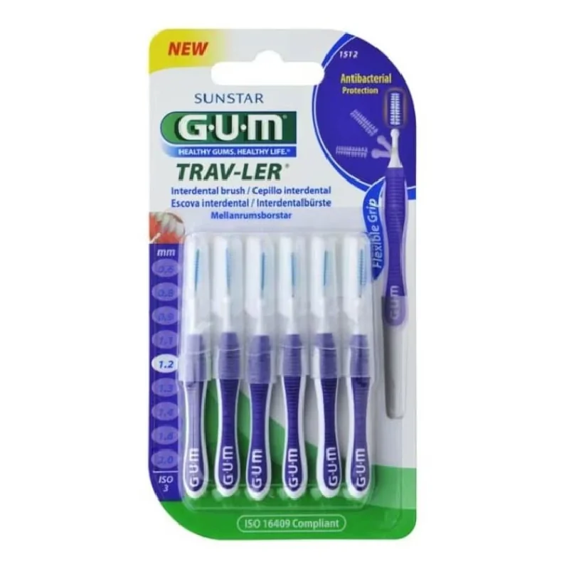 Set Interdentare, 1.2 Mm, 6 Periute, GUM