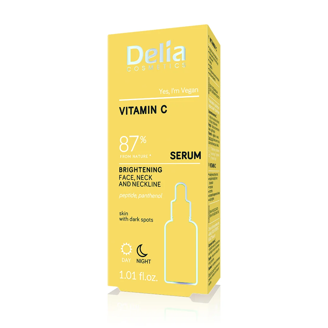 Ser Cu Vitamina C Pentru Fata Si Decolteu, 30 Ml, Delia Cosmetics